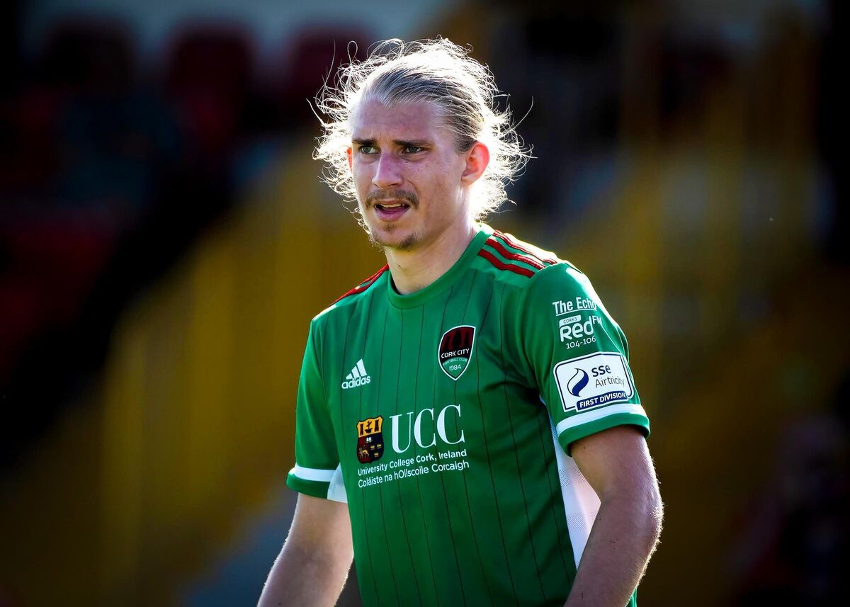 Cork City's Jonas Häkkinen Cork City's Jonas Häkkinen