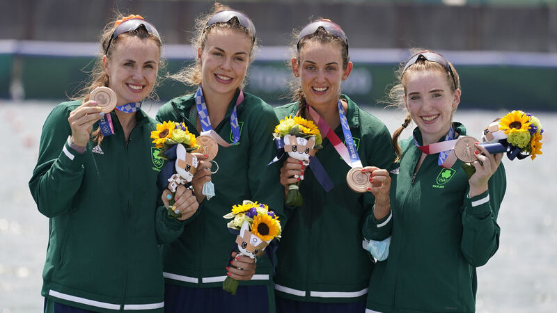 Women’s Four rowing team secure Ireland's first medal at Toyko with a bronze in a thrilling race Women’s Four rowing team secure Ireland's first medal at Toyko with a bronze in a thrilling race