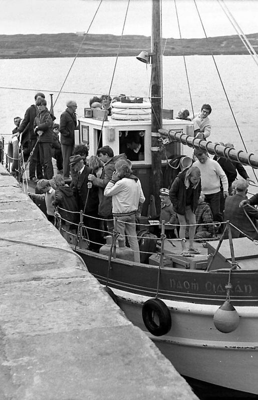 MAKING WAVES: The Baltimore to Cape Clear ferry Naomh Ciaran pictured in July, 1970 MAKING WAVES: The Baltimore to Cape Clear ferry Naomh Ciaran pictured in July, 1970