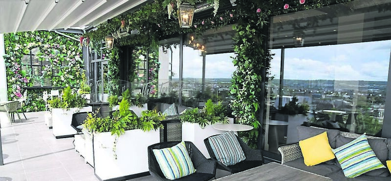 The panorama terrace at The Montenotte Hotel, Cork. Picture: Denis Minihane. The panorama terrace at The Montenotte Hotel, Cork. Picture: Denis Minihane.