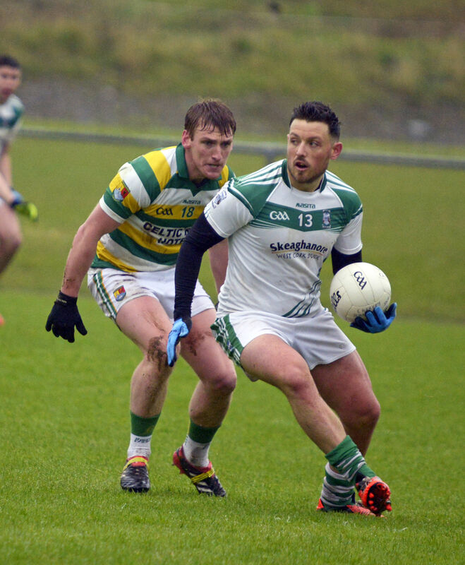 Dan Mac Eoin on the ball for Ilen Rovers. Picture: Denis Boyle Dan Mac Eoin on the ball for Ilen Rovers. Picture: Denis Boyle