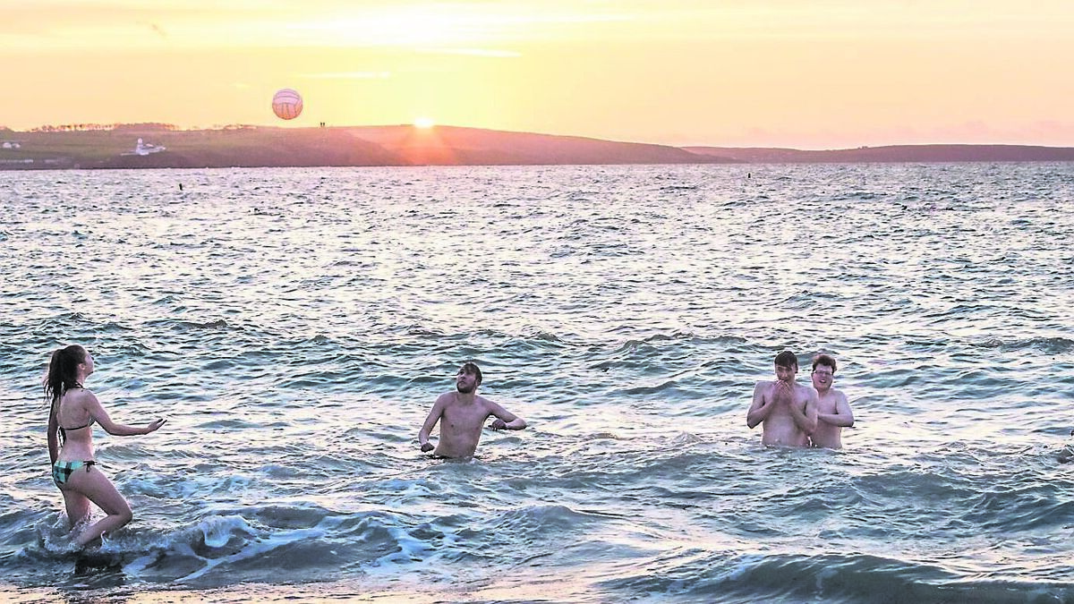 The many benefits of sea swimming...