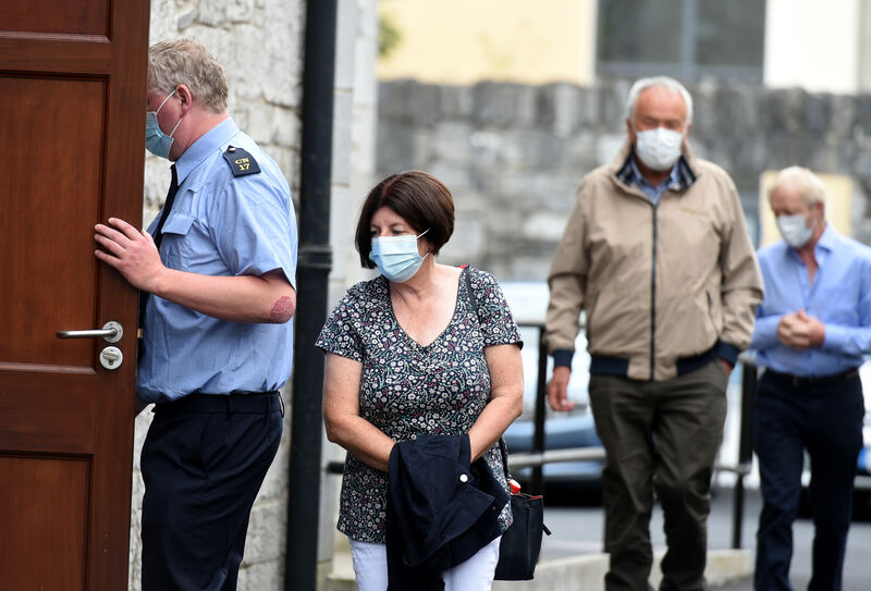  Witness Ann Cronin at court.