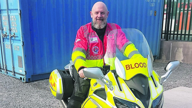 Cork biker volunteers are geared up to help save lives...and help babies get their breast milk Cork biker volunteers are geared up to help save lives...and help babies get their breast milk