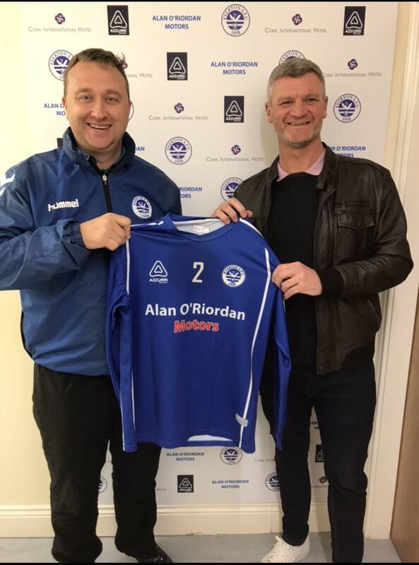Everton senior manager Willie Byrne, right, with assistant Aidan Murray, showing off a kit sponsored by Alan O'Riordan Motors. Everton senior manager Willie Byrne, right, with assistant Aidan Murray, showing off a kit sponsored by Alan O'Riordan Motors.