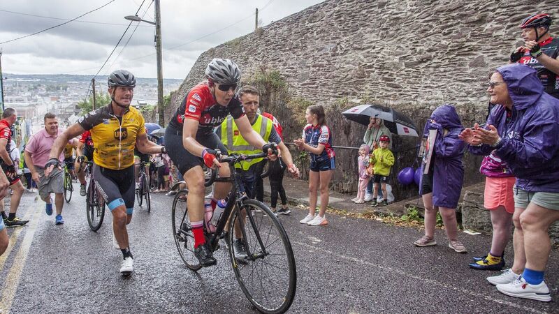 Final leg of Tour de Munster sees cyclists finish on Patrick's Hill