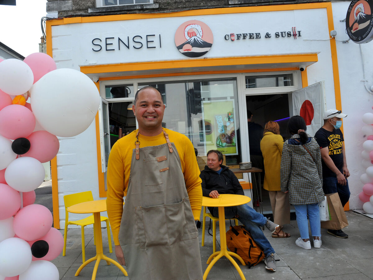 Ryan Lumor at Sensei Coffee & Sushi cafe. Mardyke Street, Cork.Pic: Larry Cummins Ryan Lumor at Sensei Coffee & Sushi cafe. Mardyke Street, Cork.Pic: Larry Cummins