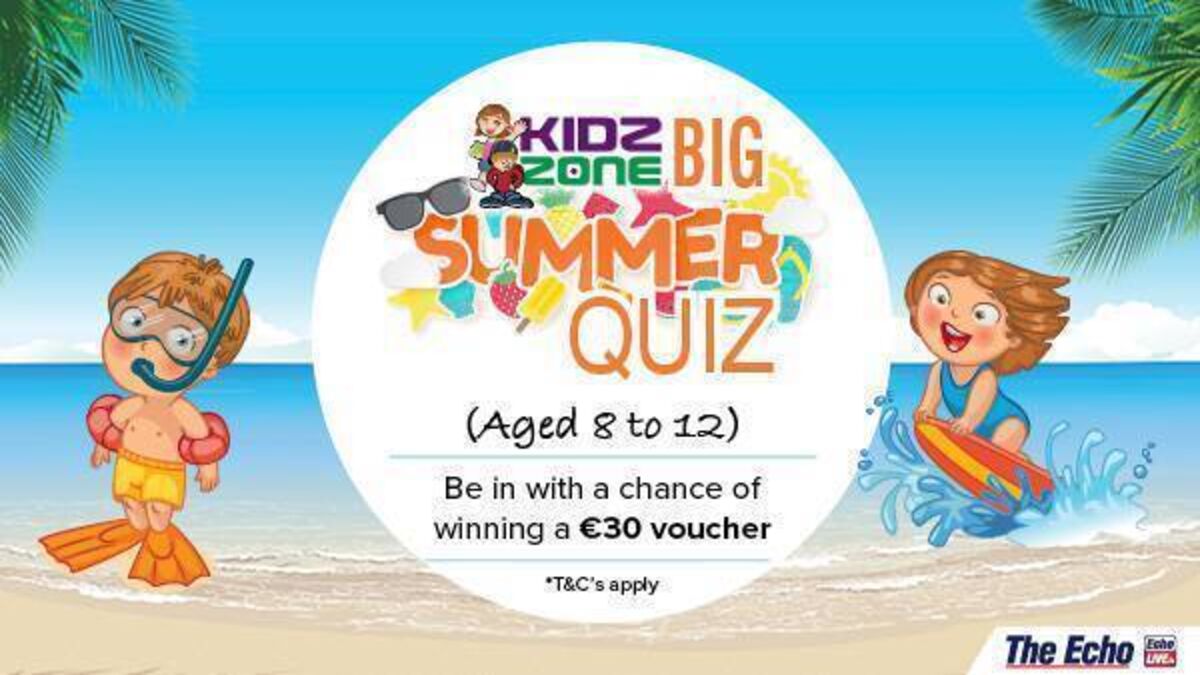 Big KidzZone Summer Quiz (Ages 8 to 12)