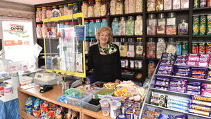 <p> Angela Cantwell at Angela's Shop in Fountainstown, Cork. Picture: Dan Linehan</p>