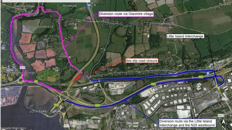 Road closures due to Dunkettle project announced 