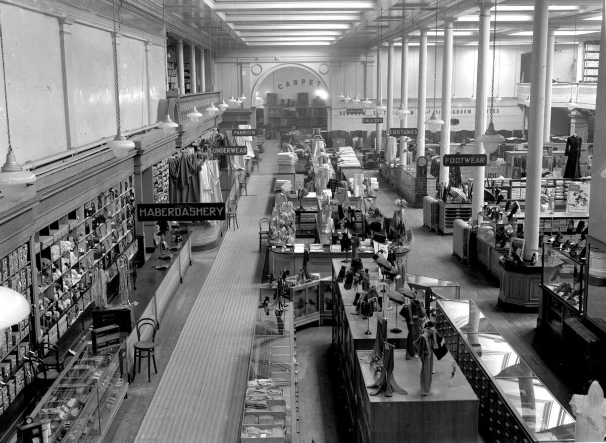 Interior of Queens Old Castle, Grand Parade in January 1949.
