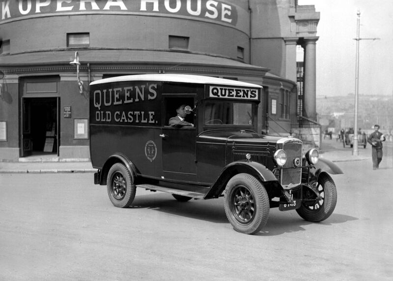 A new Queens Old Castle delivery van pictured outside Cork Opera House in May 1934. A new Queens Old Castle delivery van pictured outside Cork Opera House in May 1934.