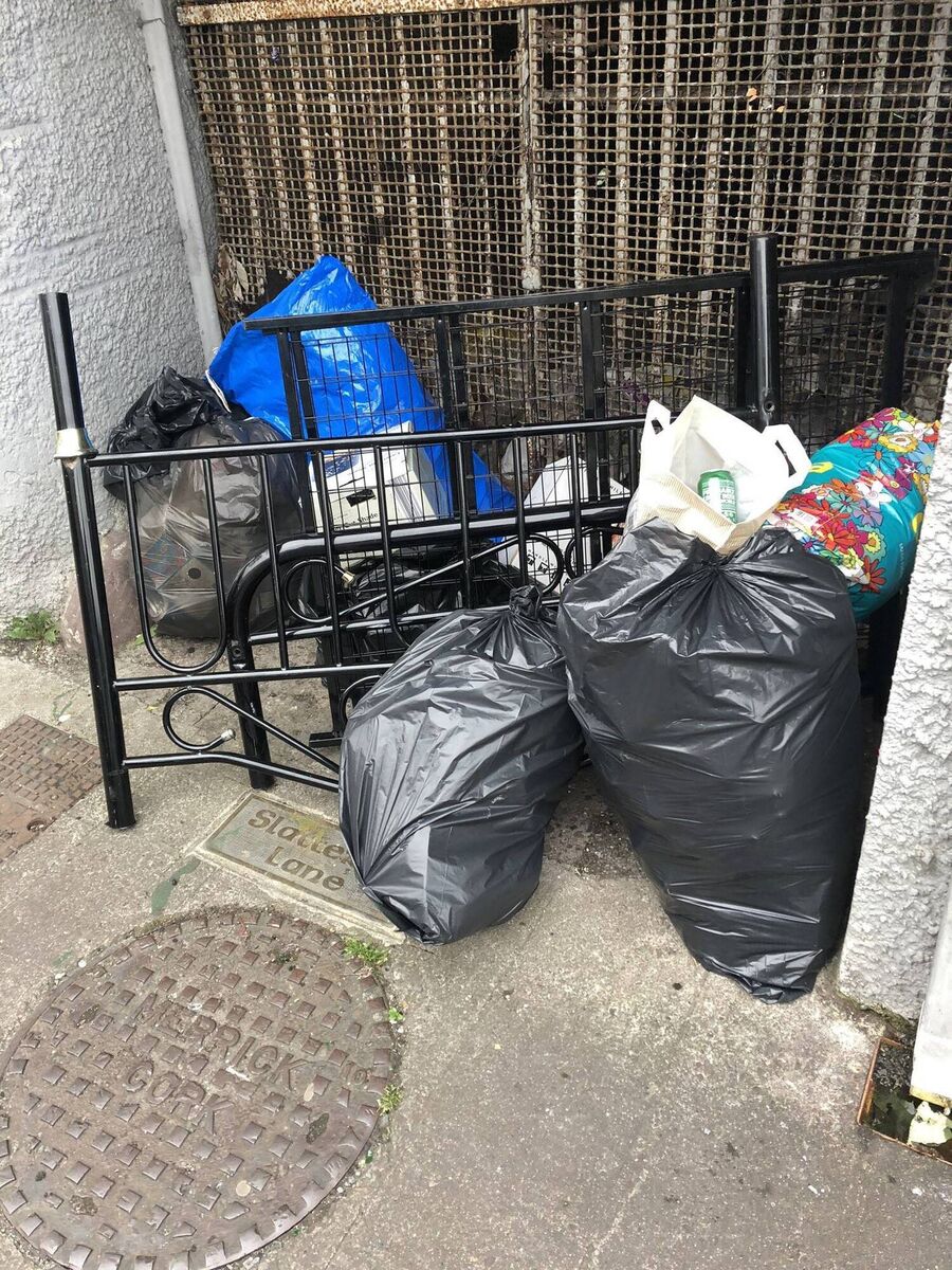 Illegal dumping in Blackpool on Monday morning. Pic@ Cllr Fiona Ryan Illegal dumping in Blackpool on Monday morning. Pic@ Cllr Fiona Ryan
