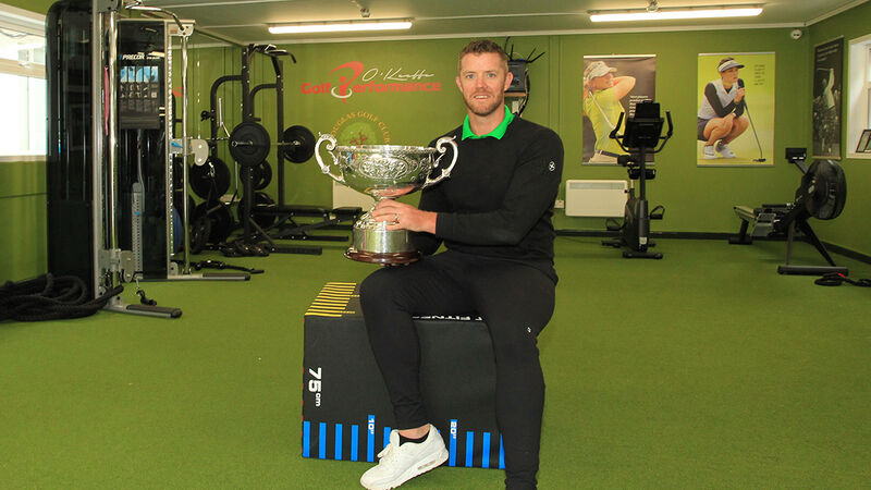 Irish Amateur Close Champion Peter O'Keeffe returns home to go to work as usual on Monday