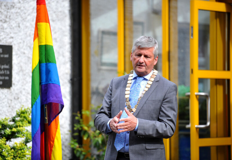 Joe McKeown, INTO President  said pregnant teachers are "very nervous" about the possible situation facing them when the new academic year resumes. Pic: Larry Cummins.