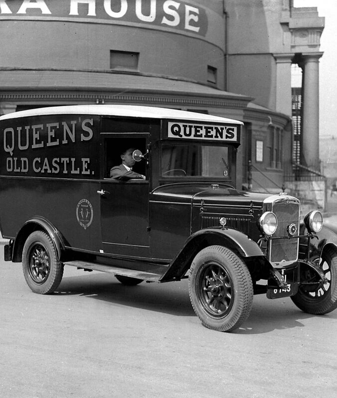 A new Queens Old Castle delivery van outside Cork Opera House in 1934.