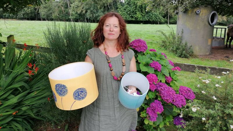 My Weekend: I love the idea of someone having a piece of hand-painted art in their home, which can light up the room with the flick of a switch!