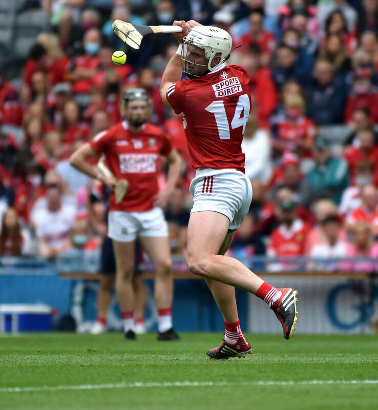 Patrick Horgan fires a point against Limerick. His quest for an All-Ireland will go on into 2022. Picture: Eddie O'Hare