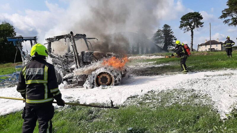 Emergency services at the scene of an incident in Cork city