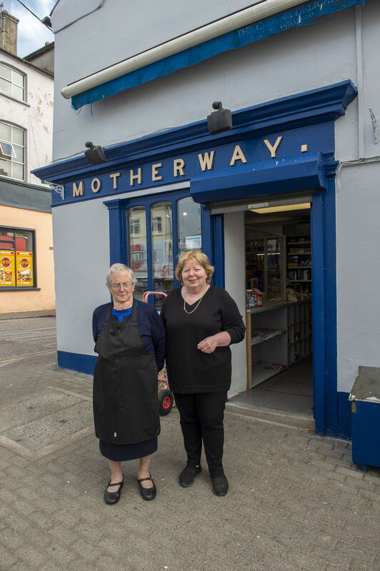Caroline Cannon and her mother Margaret McCarthy outside the family shop, Motherway in the East Cork village of Cloyne, Co Cork. Picture Dan Linehan Caroline Cannon and her mother Margaret McCarthy outside the family shop, Motherway in the East Cork village of Cloyne, Co Cork. Picture Dan Linehan