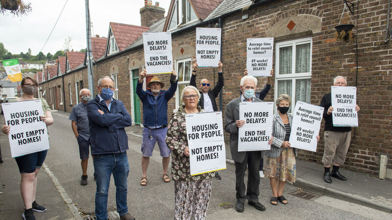 Protest seeks to ignite ‘sense of urgency’ on vacant homes in Cork city Protest seeks to ignite ‘sense of urgency’ on vacant homes in Cork city