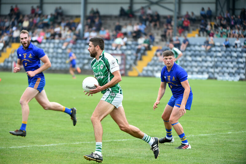  Defender JP Murphy, Ballincollig, with possession. Picture: Larry Cummins.