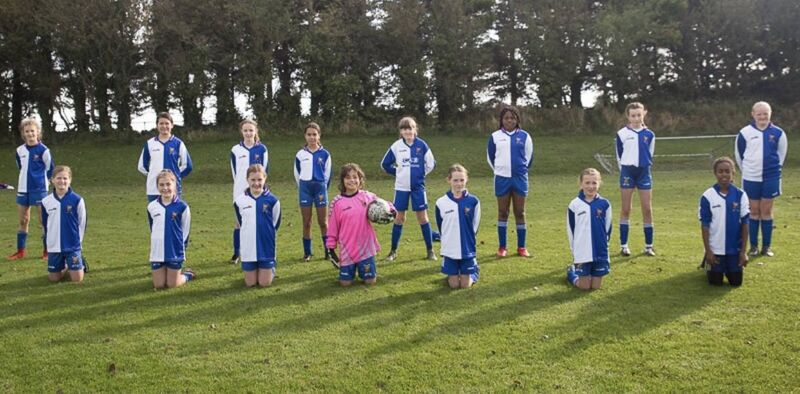 College Corinthians schoolgirls squad. 
