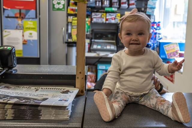 Éabha Harrington, sixth generation to sell The Examiner and The Echo in O' Flynn's, Ladysbridge Éabha Harrington, sixth generation to sell The Examiner and The Echo in O' Flynn's, Ladysbridge