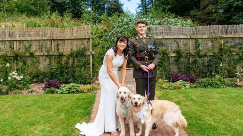 Wedding surprise for Cork bride as she's reunited with foster dog during ceremony Wedding surprise for Cork bride as she's reunited with foster dog during ceremony
