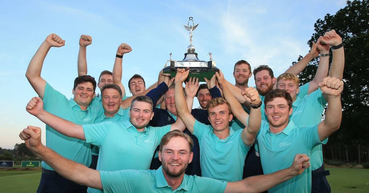 Cork golf John 'Blondie' Carroll leads Ireland to victory over England