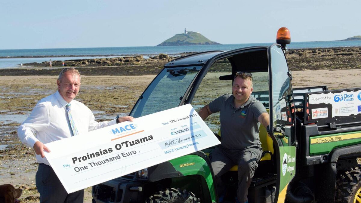 East Cork volunteer recognised as 'unsung hero' for cleaning up coastal areas