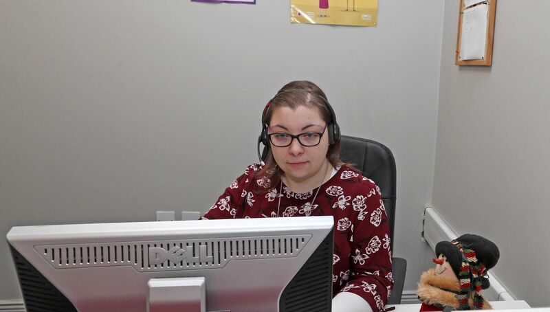Megan Sarl, Childline Volunteer. Picture: Jim Coughlan Megan Sarl, Childline Volunteer. Picture: Jim Coughlan