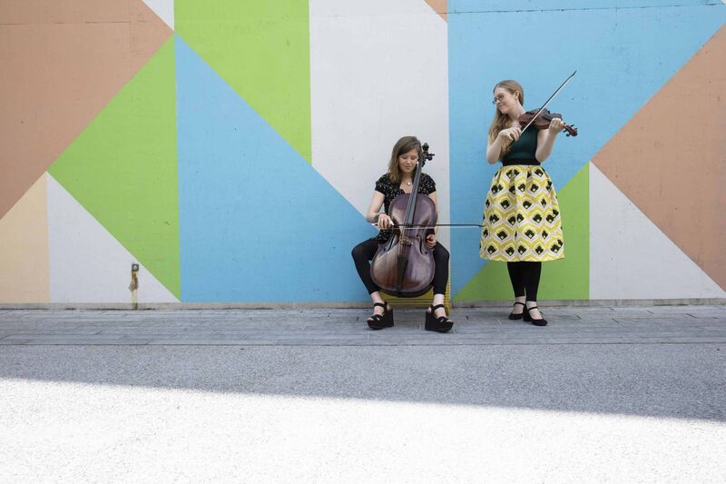 East Cork Early Music Festival directors Norah O’Leary and Caitrìona O'Mahony at Nano Nagle Place. Picture: Clare Keogh.
