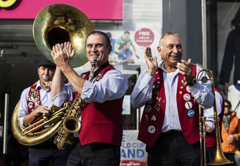 Lamarotte Brass Band at the The 42nd Guinness Cork Jazz Festival. Picture: Clare Keogh 
