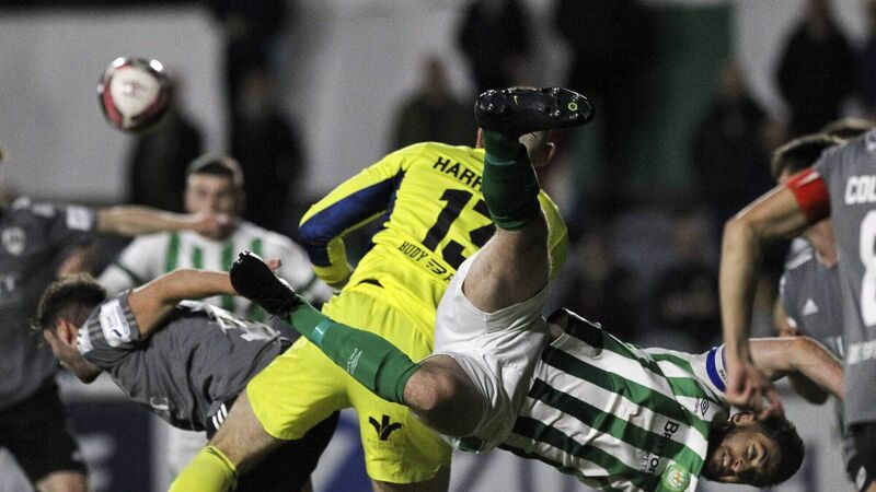 Graham Cummins on Cork City: David Harrington stepped up to the mark