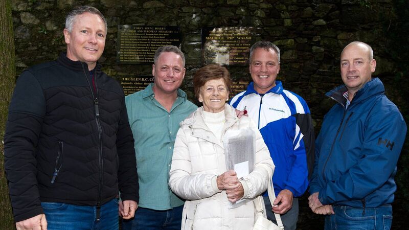 Cork Boxing honours one of its best - the late Maurice Walsh with a plaque on their wall of fame