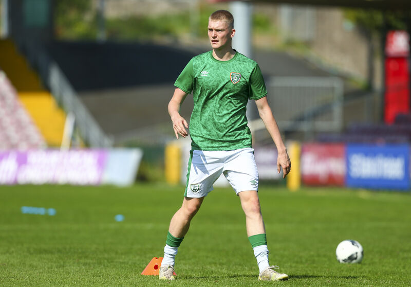 Ireland’s Cathal Heffernan is also a member of the Cork City senior squad. Picture: INPHO/Ken Sutton