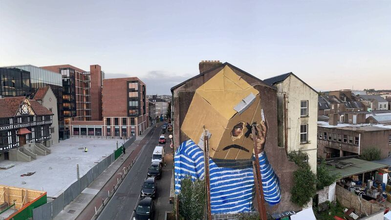 Mural inspired by the housing crisis on show in Cork