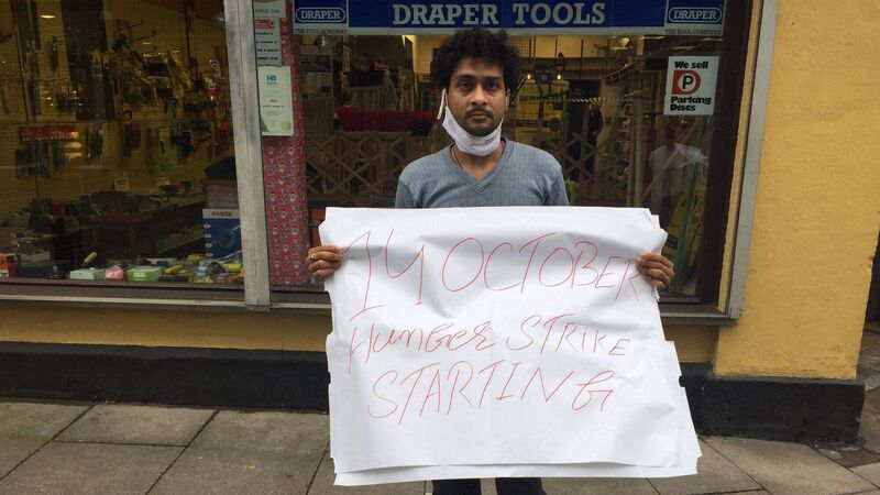 Asylum seekers go on hunger strike in solidarity with Kinsale Rd resident