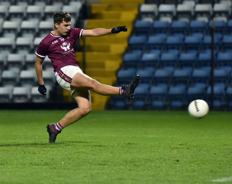 Bishopstown's Colm Daly scores the winning goal. Picture: Eddie O'Hare