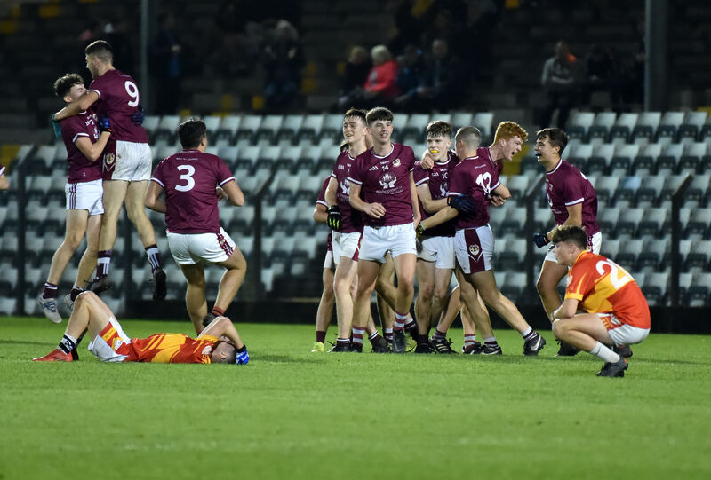 Bishopstown players celebrate after. Picture: Eddie O'Hare