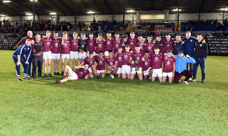 County glory for the Bishopstown players and mentors. Picture: Eddie O'Hare