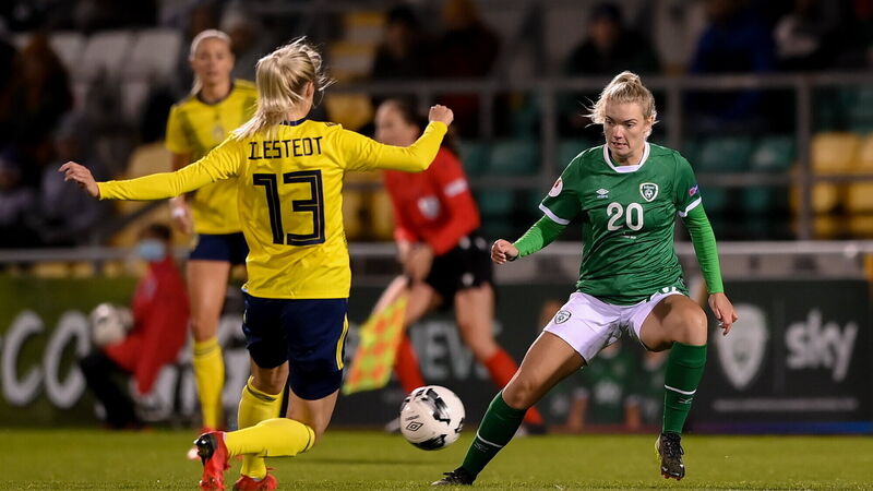 Ireland v Sweden: Saoirse Noonan makes her debut but Irish come up just short