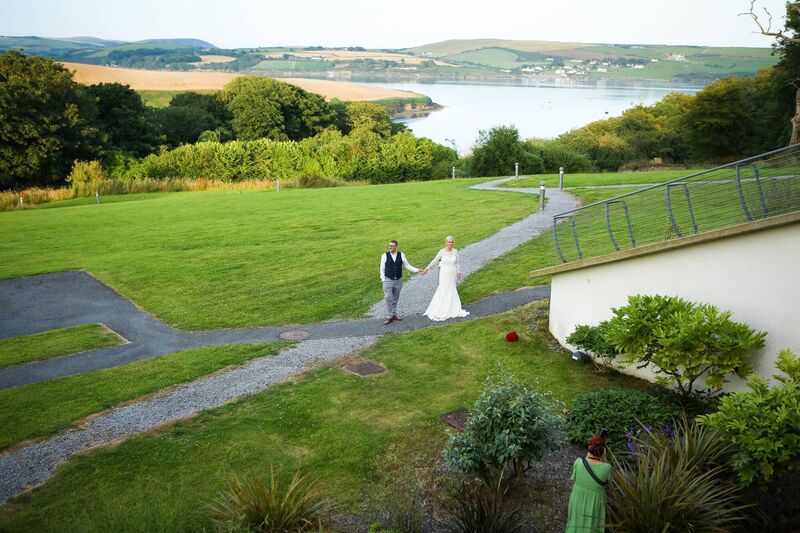Strolling through the grounds at Kinsale Spa and Hotel. Strolling through the grounds at Kinsale Spa and Hotel.