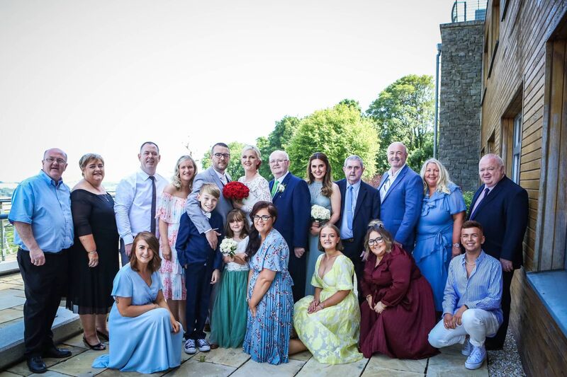 They were delighted to be able to invite 50 guests to the wedding, at The Kinsale Hotel and Spa, in County Cork. They were delighted to be able to invite 50 guests to the wedding, at The Kinsale Hotel and Spa, in County Cork.