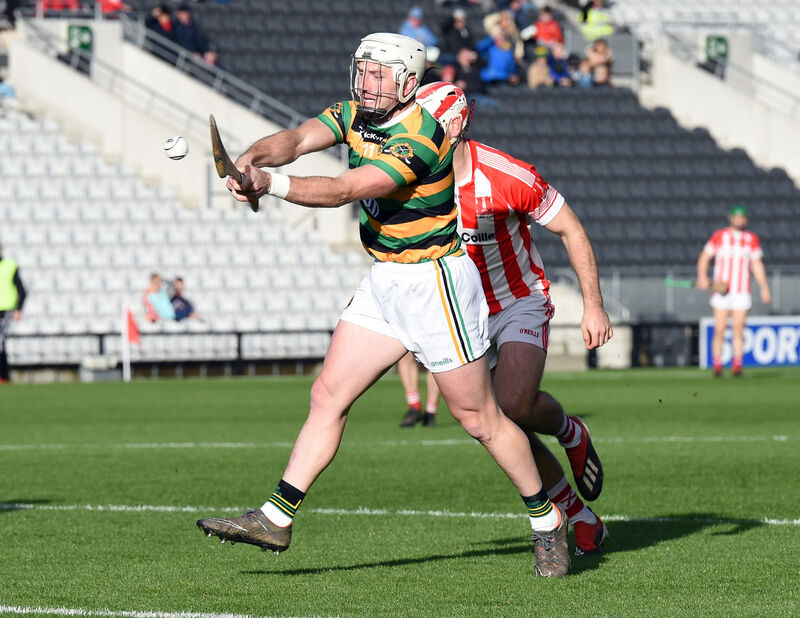 Glen Rovers' Patrick Horgan scores from Imokilly's Kieran Histon during the PSHC quarter-final at Páirc Uí Chaoimh. Picture: Eddie O'Hare
