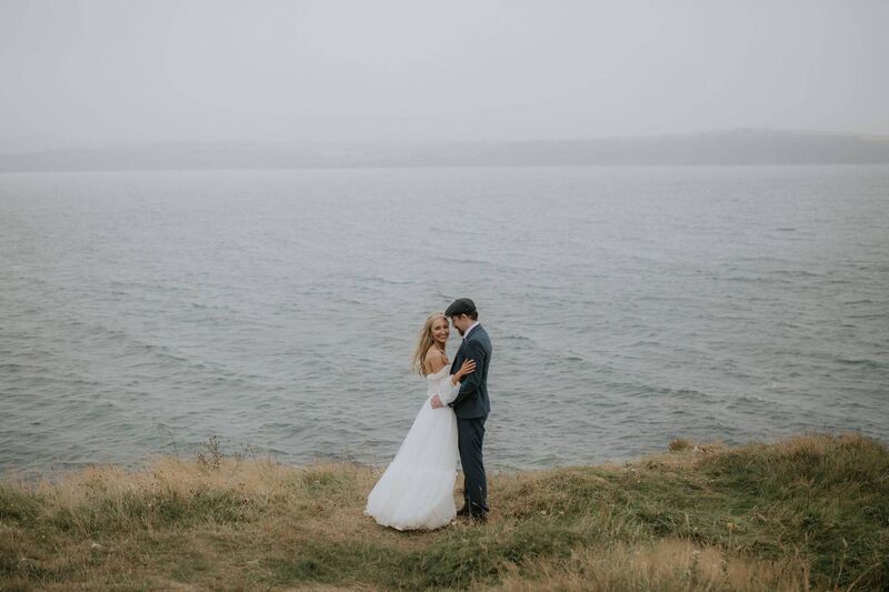 The couple had their wedding reception at The Courtmacsherry Hotel. The couple had their wedding reception at The Courtmacsherry Hotel.