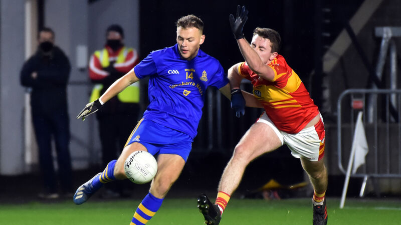 Sherlock and Maguire inspire Barrs to victory over Éire Óg despite red card