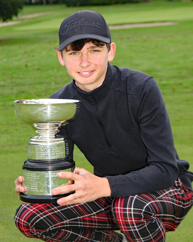 Morgan Cain, Cork Golf Club, Winner of the Munster Boys U18 Amateur Open Championship 2021 at Nenagh Golf Club Picture Brendan Gleeson/Golffile