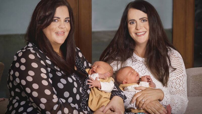 Double joy: Twins welcome babies on same ward at Cork University Maternity Hospital Double joy: Twins welcome babies on same ward at Cork University Maternity Hospital